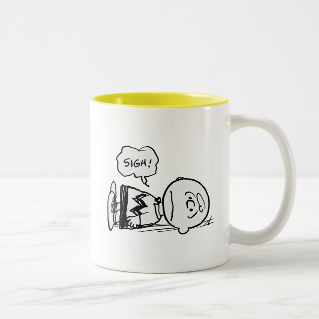 Peanuts | Charlie Brown is Down Two-Tone Coffee Mug (Right)