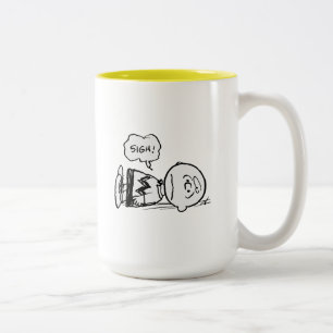 Peanuts Charlie Brown is Down Two-Tone Coffee Mug