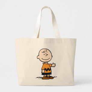 Peanuts   Charlie Brown Large Tote Bag