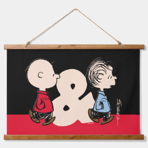 Peanuts Charlie Brown & Linus Hanging Tapestry