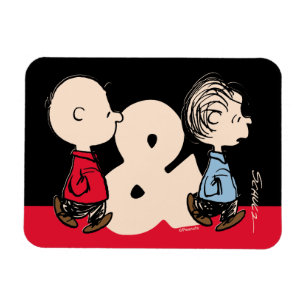 Peanuts   Charlie Brown & Linus Magnet