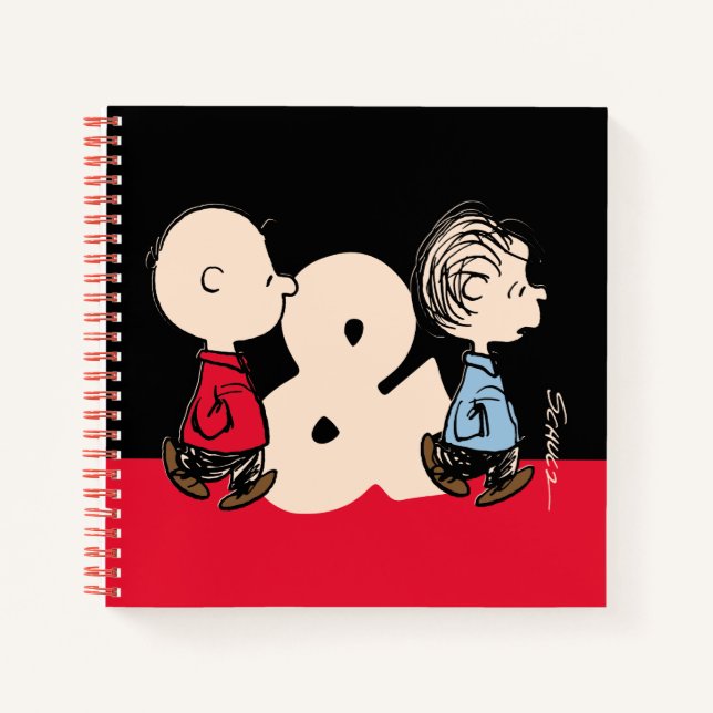 Peanuts | Charlie Brown & Linus Notebook (Front)