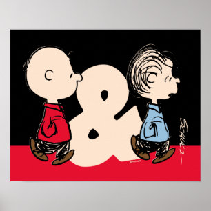 Peanuts Charlie Brown & Linus Poster