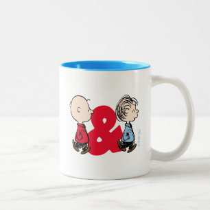 Peanuts   Charlie Brown & Linus Two-Tone Coffee Mug