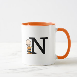 Peanuts   Charlie Brown Monogram N Mug
