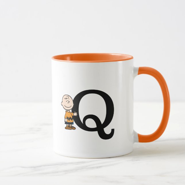 Peanuts | Charlie Brown Monogram Q Mug (Right)
