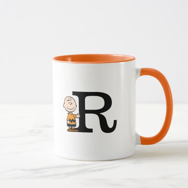Peanuts | Charlie Brown Monogram R Mug (Right)
