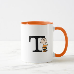 Peanuts   Charlie Brown Monogram T Mug