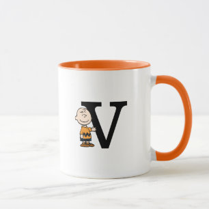 Peanuts   Charlie Brown Monogram V Mug