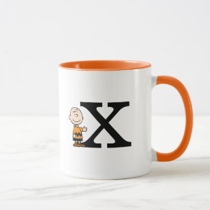 Peanuts   Charlie Brown Monogram X Mug