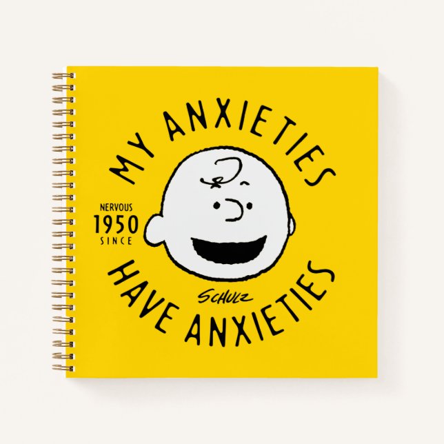 Peanuts | Charlie Brown Nervous Since 1950 Notebook (Front)