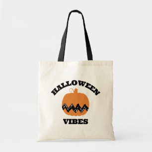 Peanuts   Charlie Brown Orange Pumpkin Tote Bag