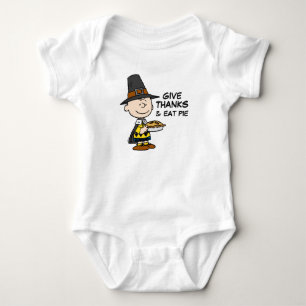 Peanuts Charlie Brown Pilgrim Baby Bodysuit