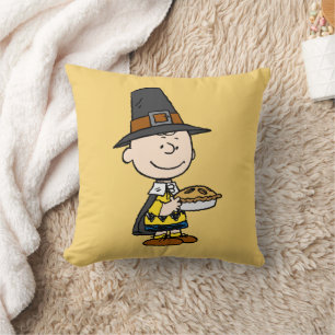 Peanuts Charlie Brown Pilgrim Cushion