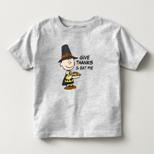 Peanuts Charlie Brown Pilgrim Toddler T-Shirt