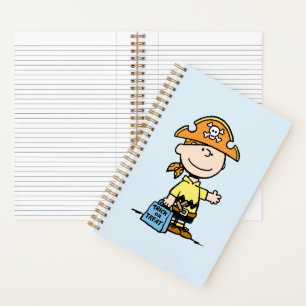 Peanuts Charlie Brown Pirate Halloween Notebook