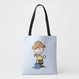 Peanuts Charlie Brown Pirate Halloween Tote Bag