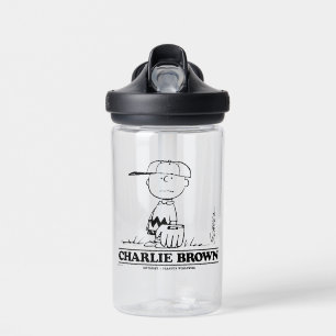 Peanuts   Charlie Brown Playing Ball Water Bottle
