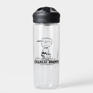 Peanuts   Charlie Brown Playing Ball Water Bottle