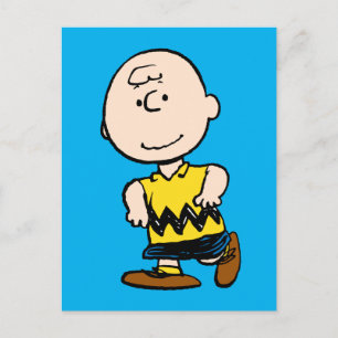 Peanuts   Charlie Brown Portrait Postcard