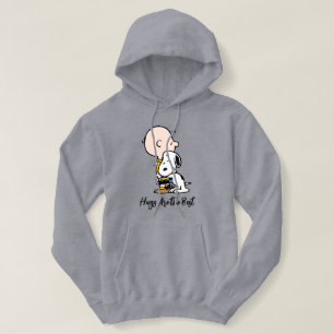 Peanuts   Charlie Brown & Snoopy Hug Hoodie