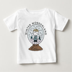 Peanuts Charlie Brown Snow Globe Baby T-Shirt