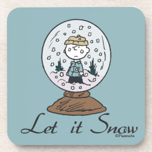 Peanuts Charlie Brown Snow Globe Coaster
