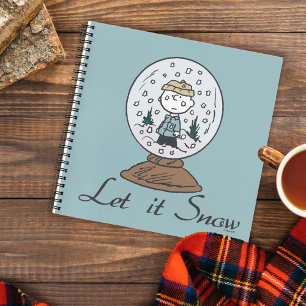 Peanuts   Charlie Brown Snow Globe Notebook