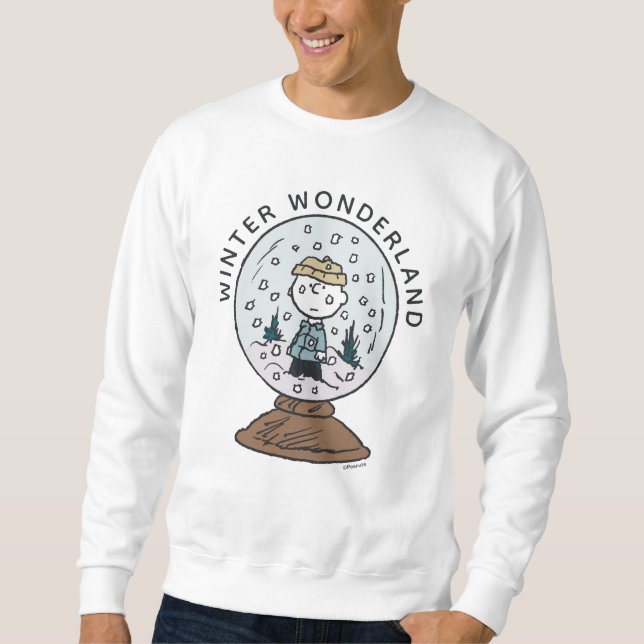 Peanuts | Charlie Brown Snow Globe Sweatshirt (Front)