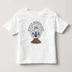 Peanuts   Charlie Brown Snow Globe Toddler T-Shirt