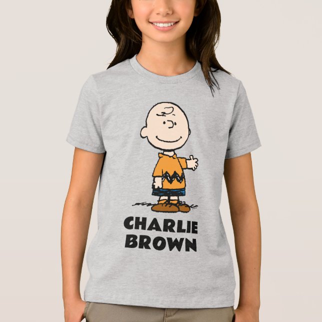 Peanuts | Charlie Brown Tri-Blend Shirt (Front)