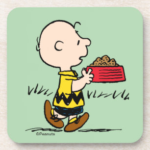 Peanuts Charlie Brown with Snoopy's Dish Coaster