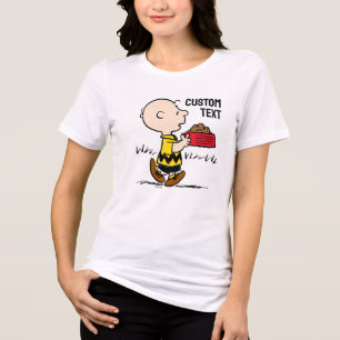 Peanuts Charlie Brown with Snoopy's Dish Tri-Blend Shirt