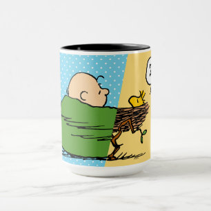Peanuts   Charlie Brown & Woodstock Half & Half Mug
