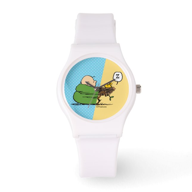 Peanuts | Charlie Brown & Woodstock Half & Half Watch (Front)