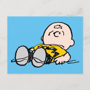 Peanuts   Charlie Brown's Down Postcard