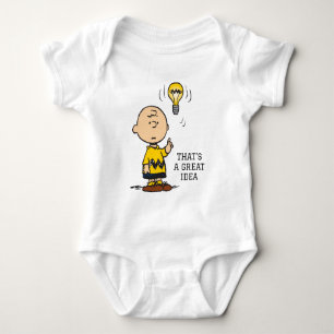 Peanuts Charlie Brown's Light Bulb Idea Baby Bodysuit