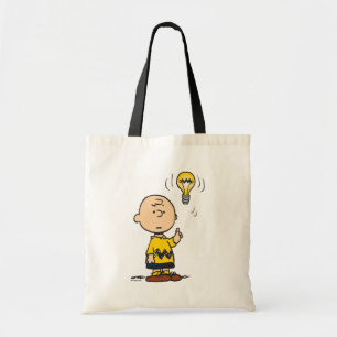 Peanuts   Charlie Brown's Light Bulb Idea Tote Bag