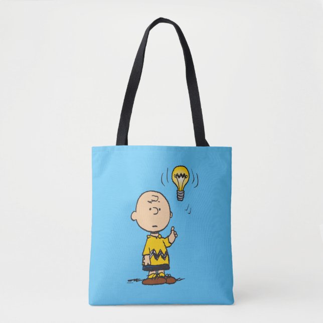 Peanuts | Charlie Brown's Light Bulb Idea Tote Bag (Front)