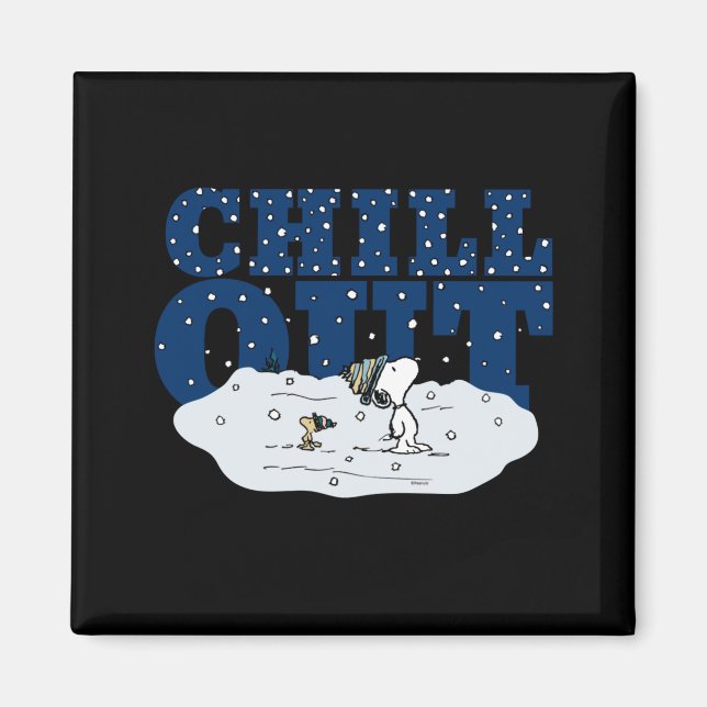 Peanuts Chill Out  Magnet (Front)