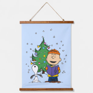 Peanuts   Christmas Caroling Hanging Tapestry