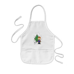 Peanuts   Christmas Caroling Kids Apron