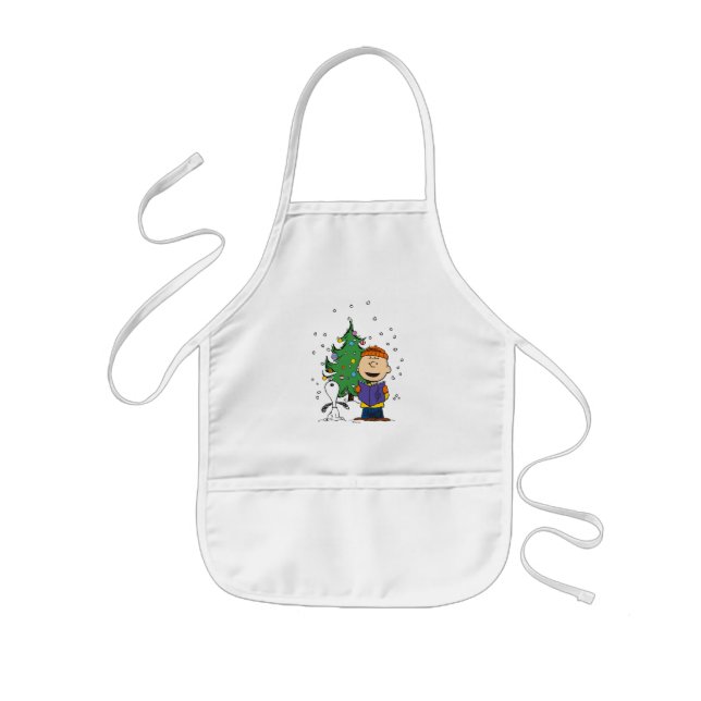 Peanuts | Christmas Caroling Kids Apron (Front)