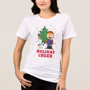 Peanuts Christmas Caroling Tri-Blend Shirt
