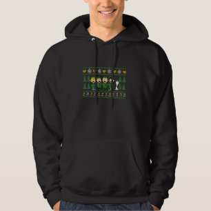Peanuts Christmas Characters Xmas Choir Carol Hoodie