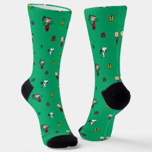 Peanuts   Christmas Gift Giving Pattern Socks