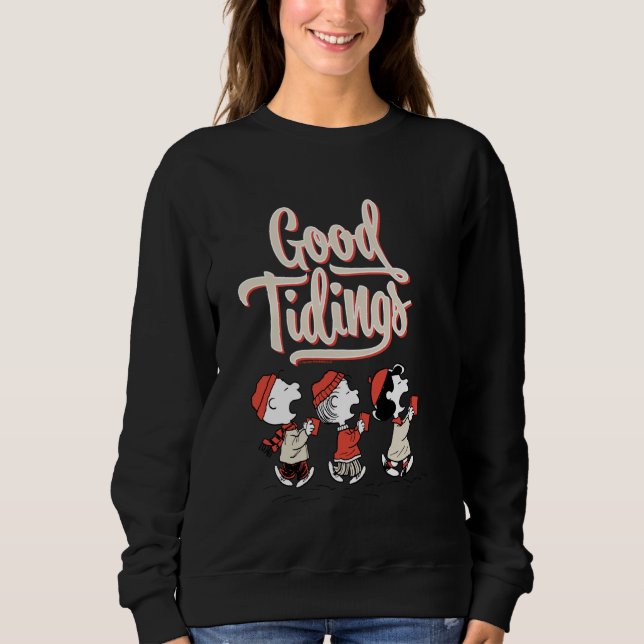 Peanuts Christmas Good Tidings Sweatshirt (Front)