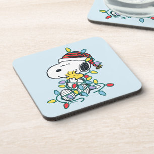 Peanuts Christmas Love and Lights Coaster