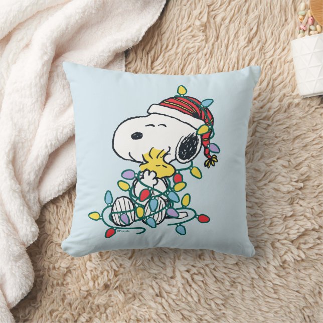 Peanuts | Christmas Love and Lights Cushion (Blanket)