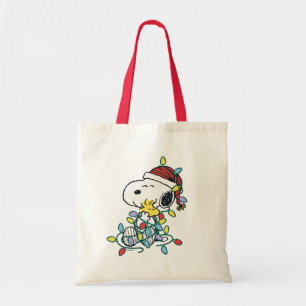 Peanuts   Christmas Love and Lights Tote Bag